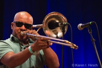 Stafford Agee on trombone - Rebirth Brass Band